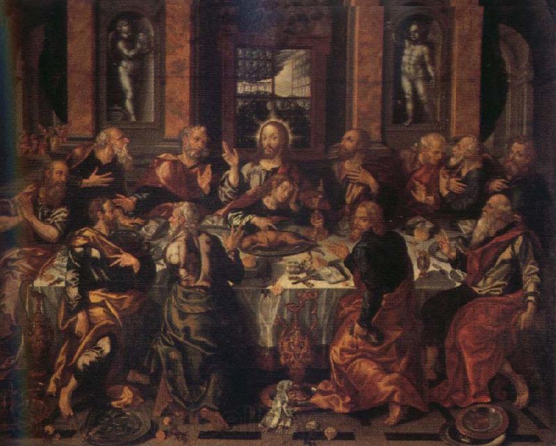 Alonso Vazquez Last Supper Norge oil painting art